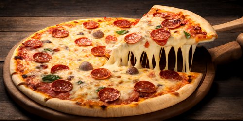 بيتزا بيبروني (صغيرة)