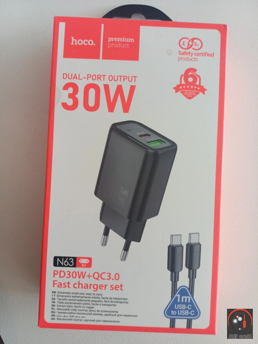 Hoco Charger type C 30W