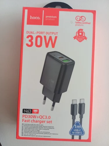Hoco Charger type C 30W