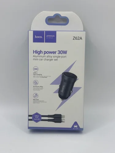 Hoco Car Charger Typec-Lightning