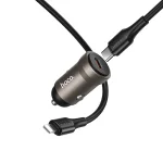 USB-C PD 30W Car Charger with Type-C to Lightning Cable — 8