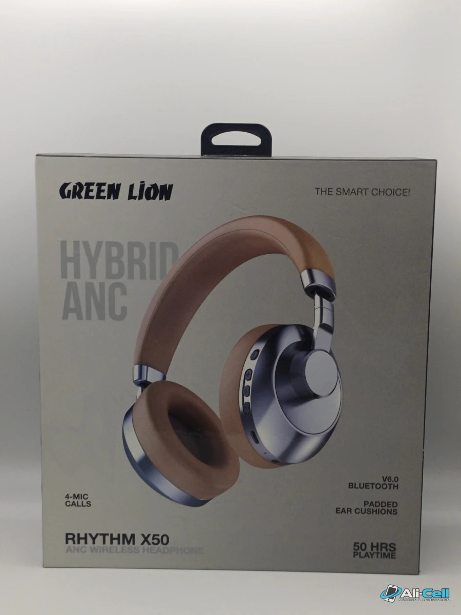 Green lion headphone