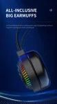 PANSEN 7.1 Wired Gaming Headset with Active Noise Cancellation — 4